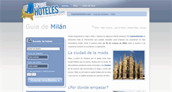 Desktop Screenshot of milan.exprimehoteles.com